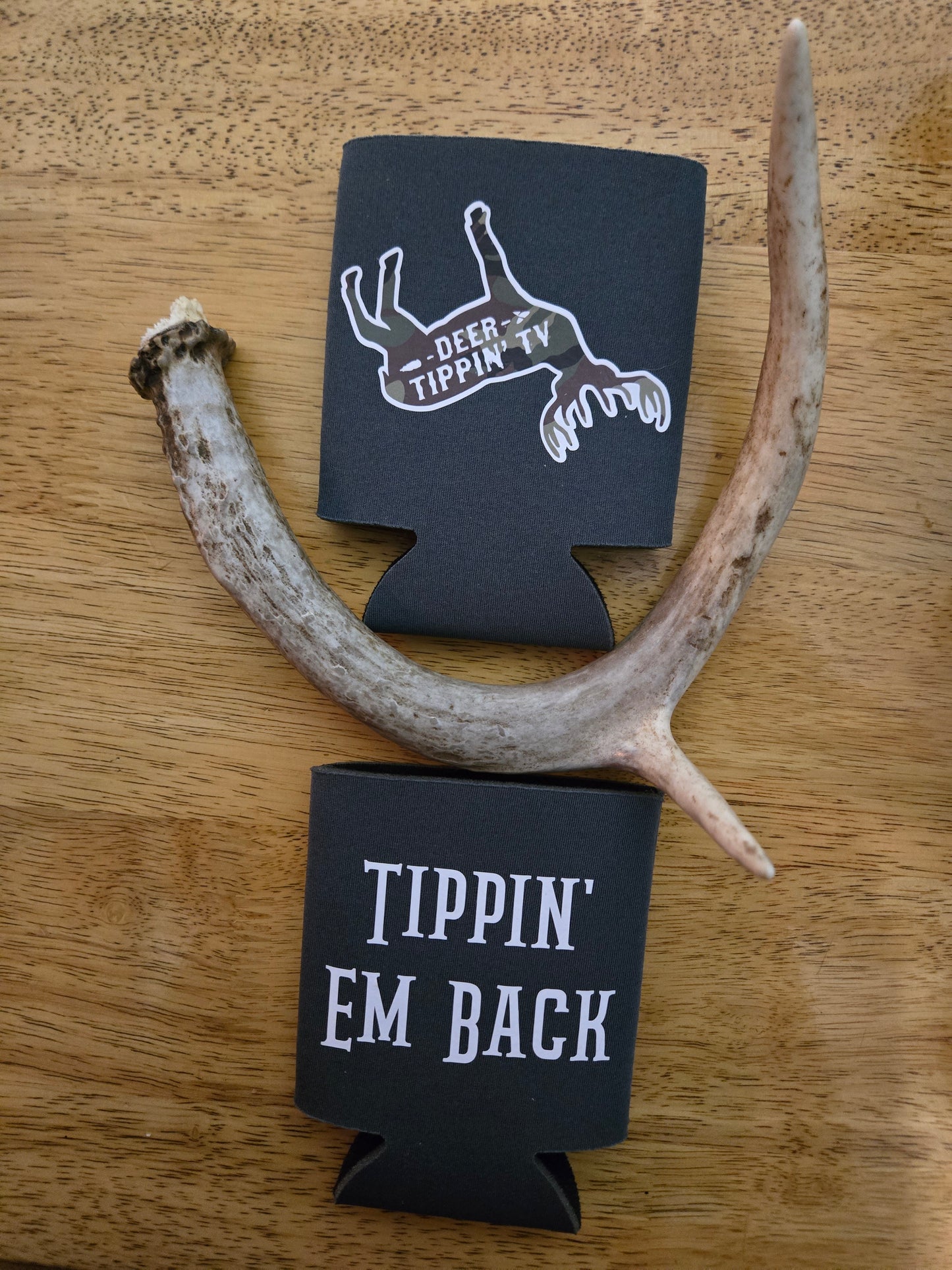 Grey Koozie "TIPPIN' EM BACK"