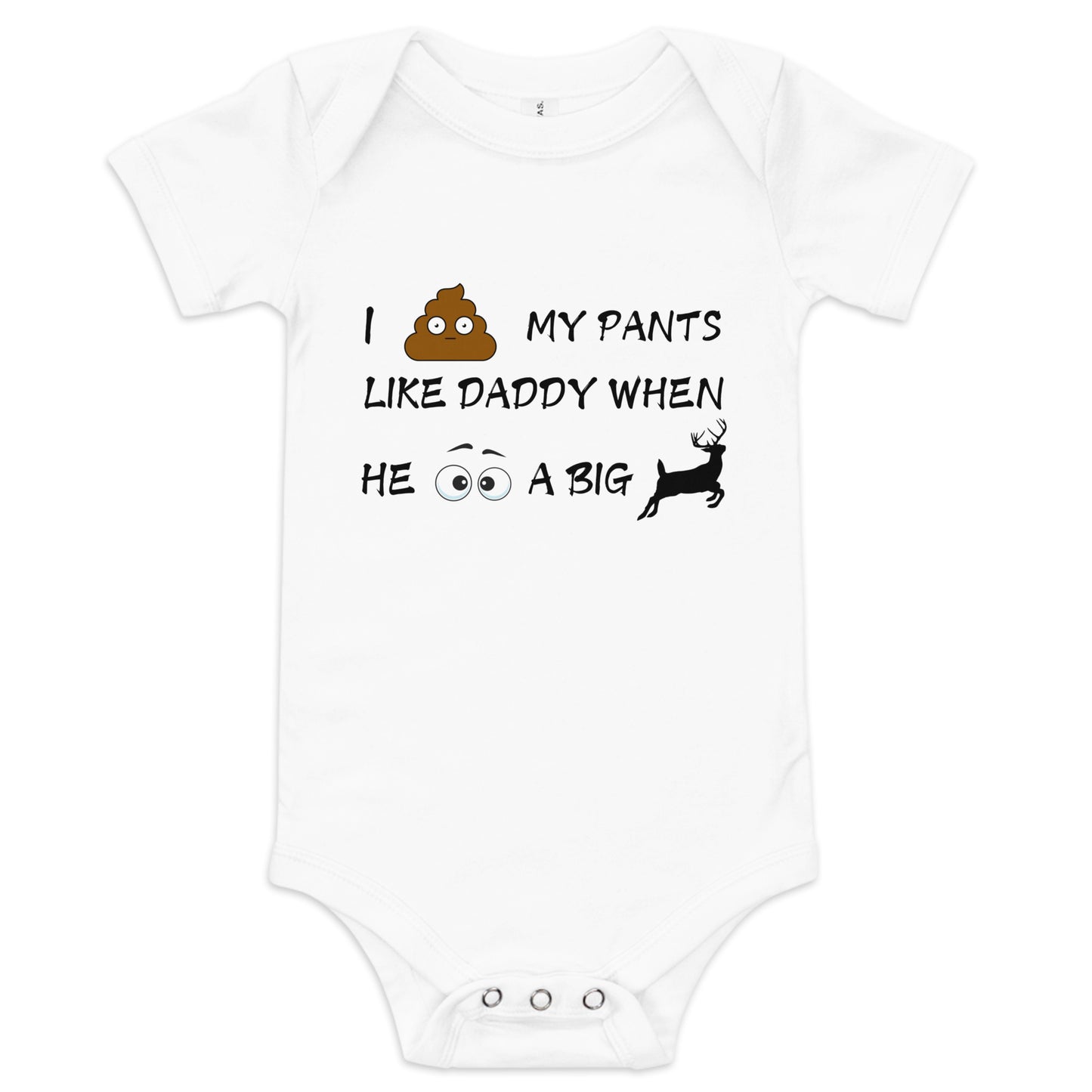 "Funny Hunting" Baby short sleeve onesie