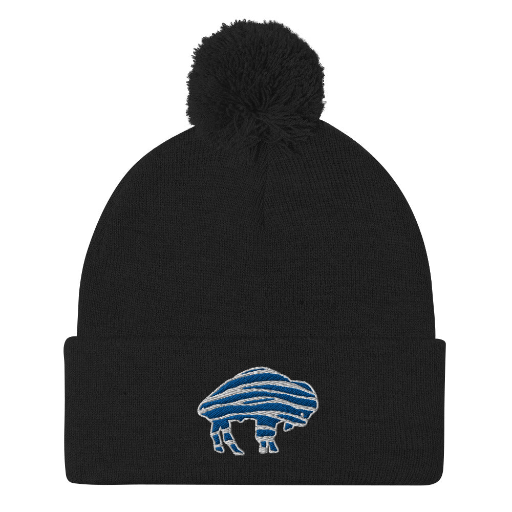 "Bills" Pom Beanie