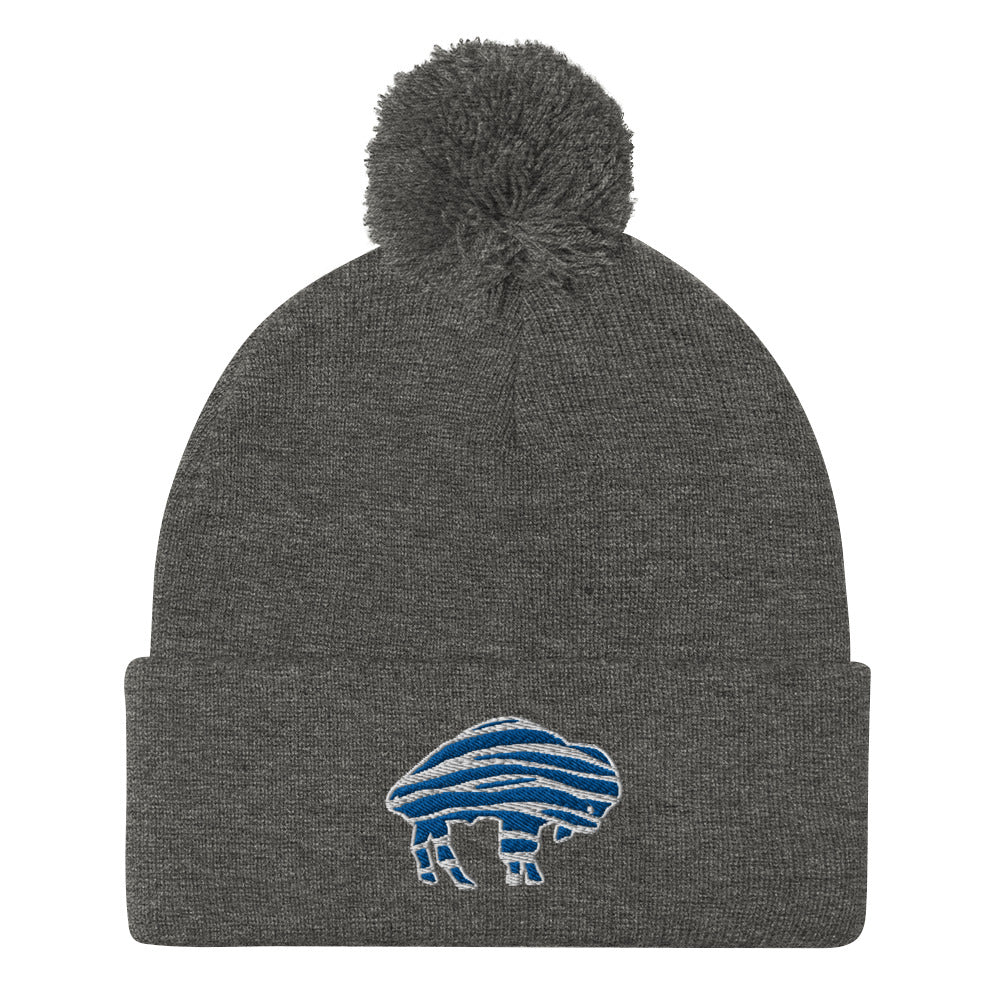 "Bills" Pom Beanie