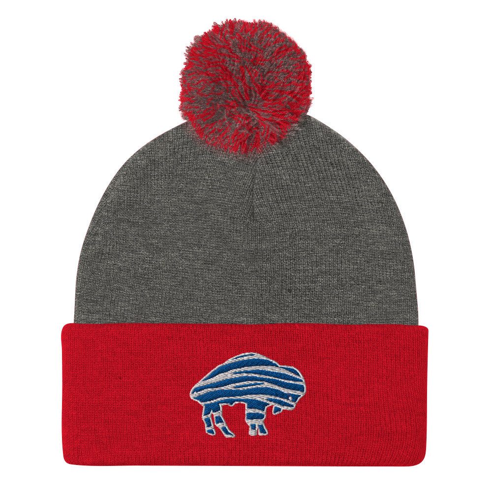 "Bills" Pom Beanie