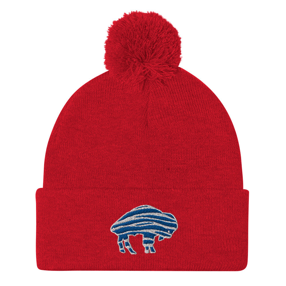 "Bills" Pom Beanie