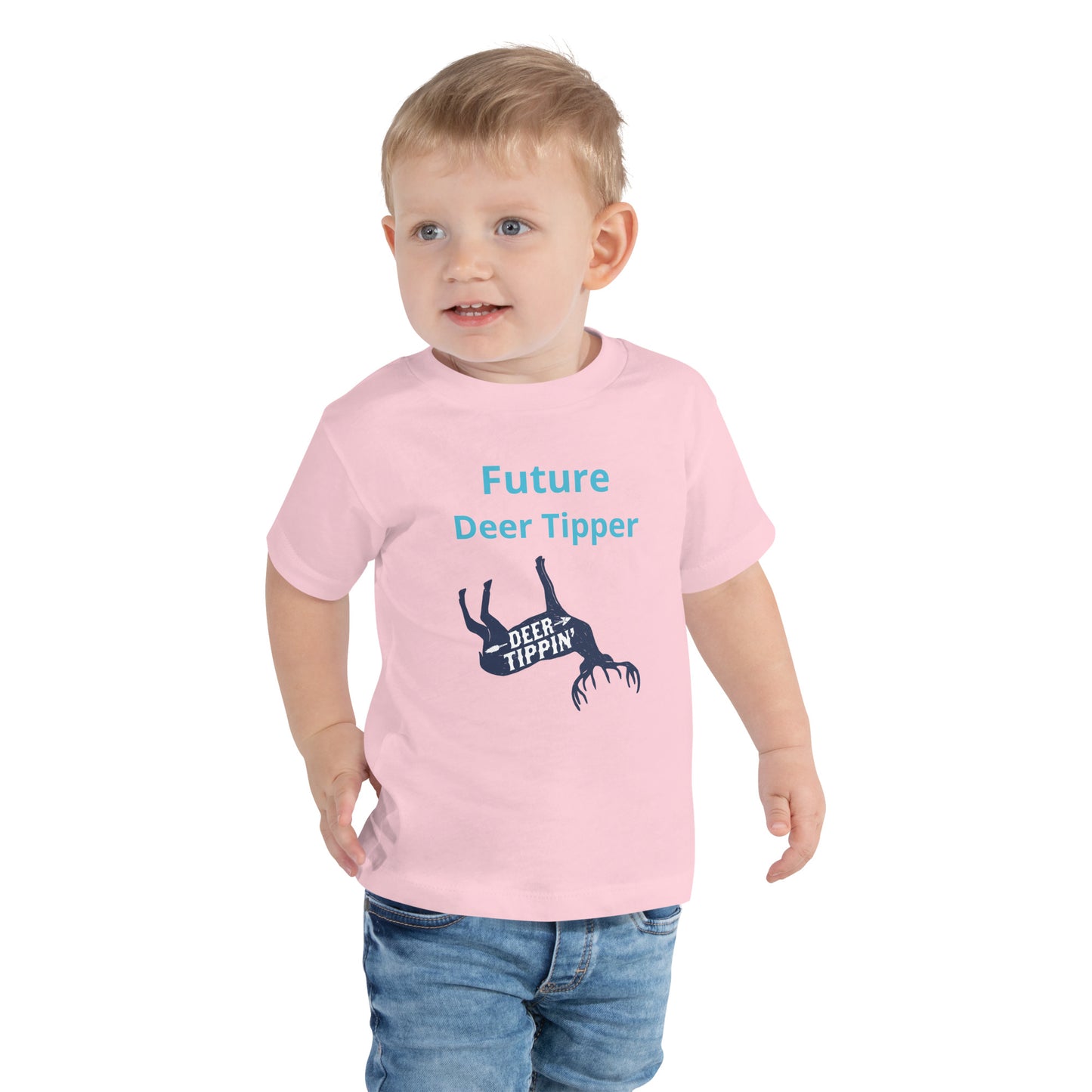Deer Tippin' Toddler Short Sleeve Tee