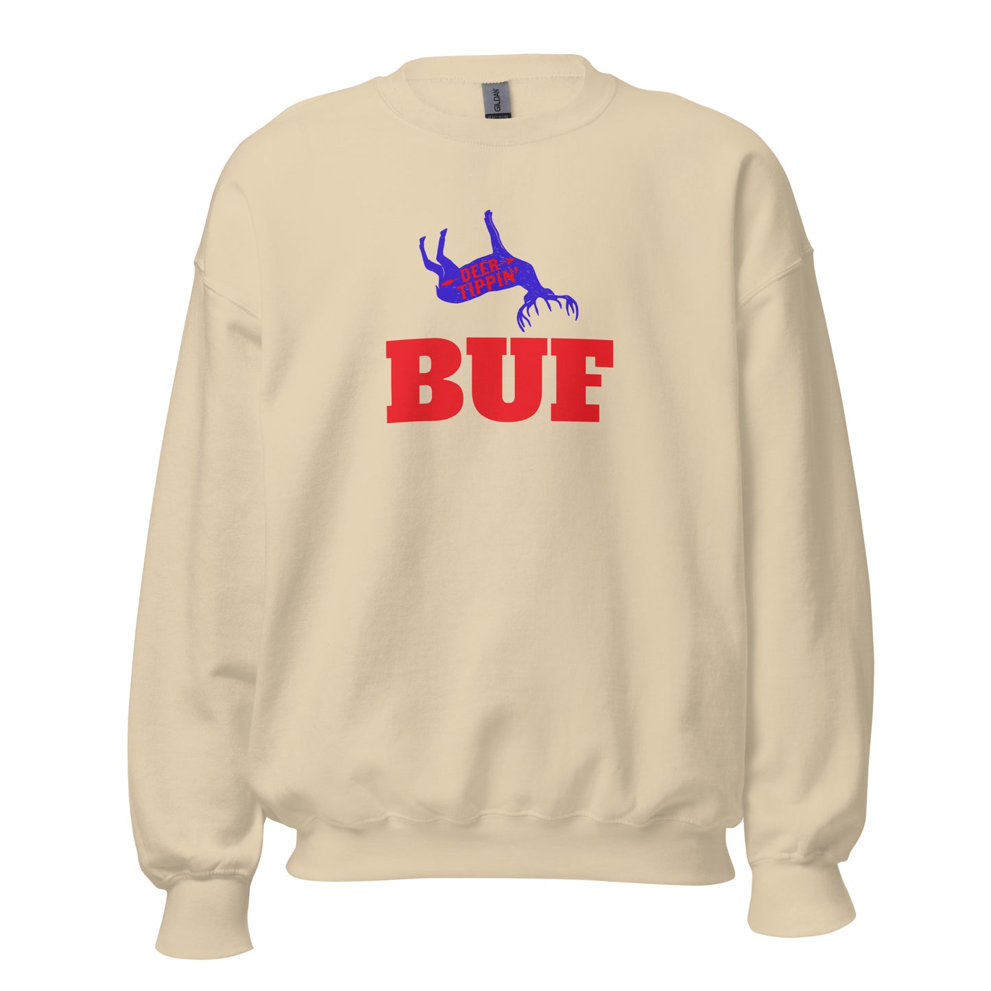 Deer Tippin's "love for BUF" Sweatshirt