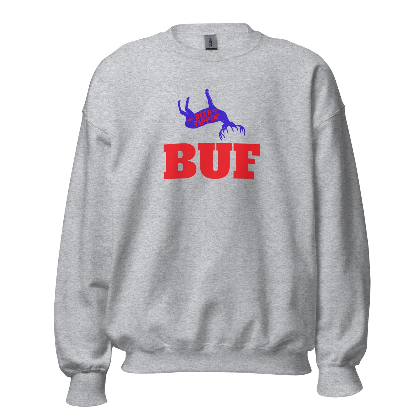Deer Tippin's "love for BUF" Sweatshirt