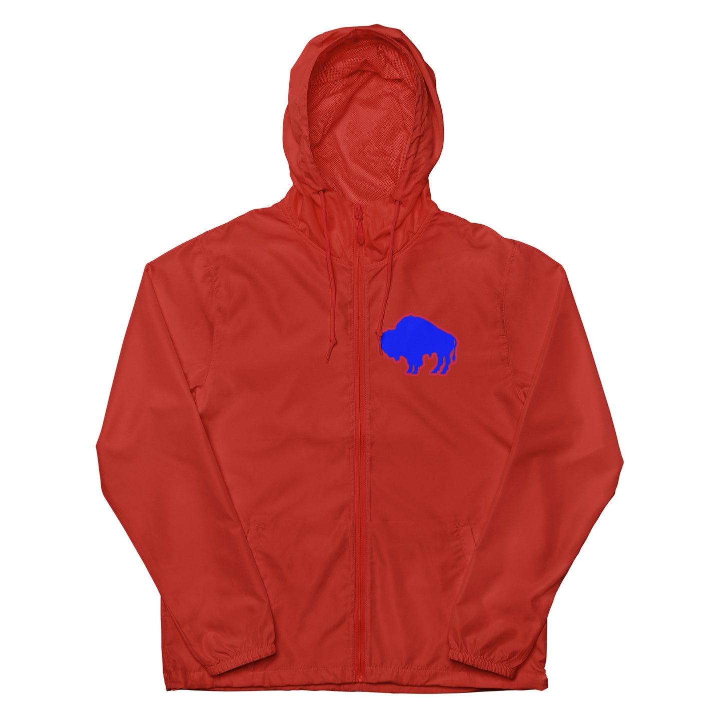 Unisex lightweight zip up windbreaker "Bills Love"