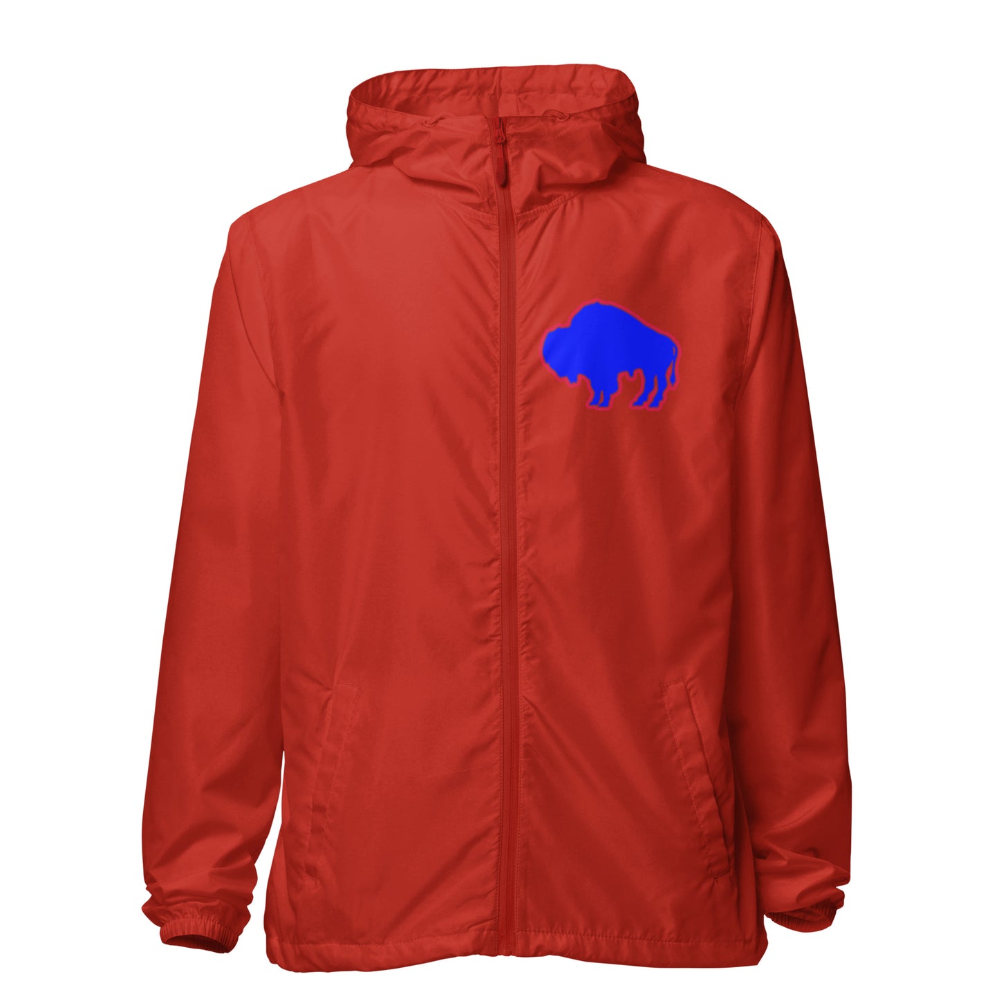 Unisex lightweight zip up windbreaker "Bills Love"