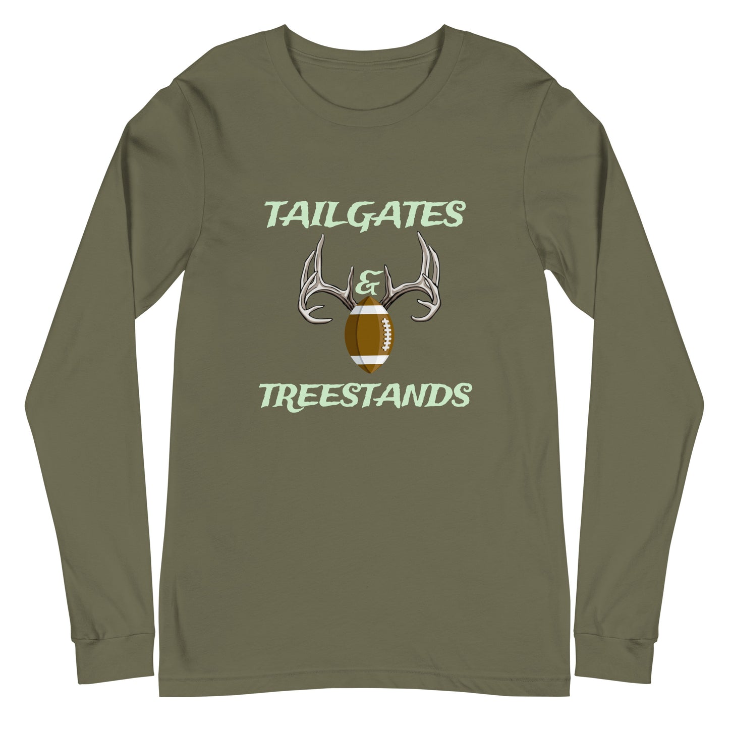 "Tailgates & Treestands" Unisex Long Sleeve Tee