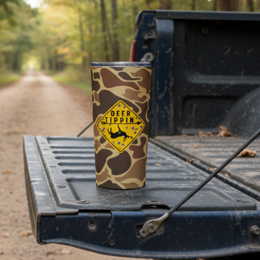 "BACK ROAD TIPPER" tumbler