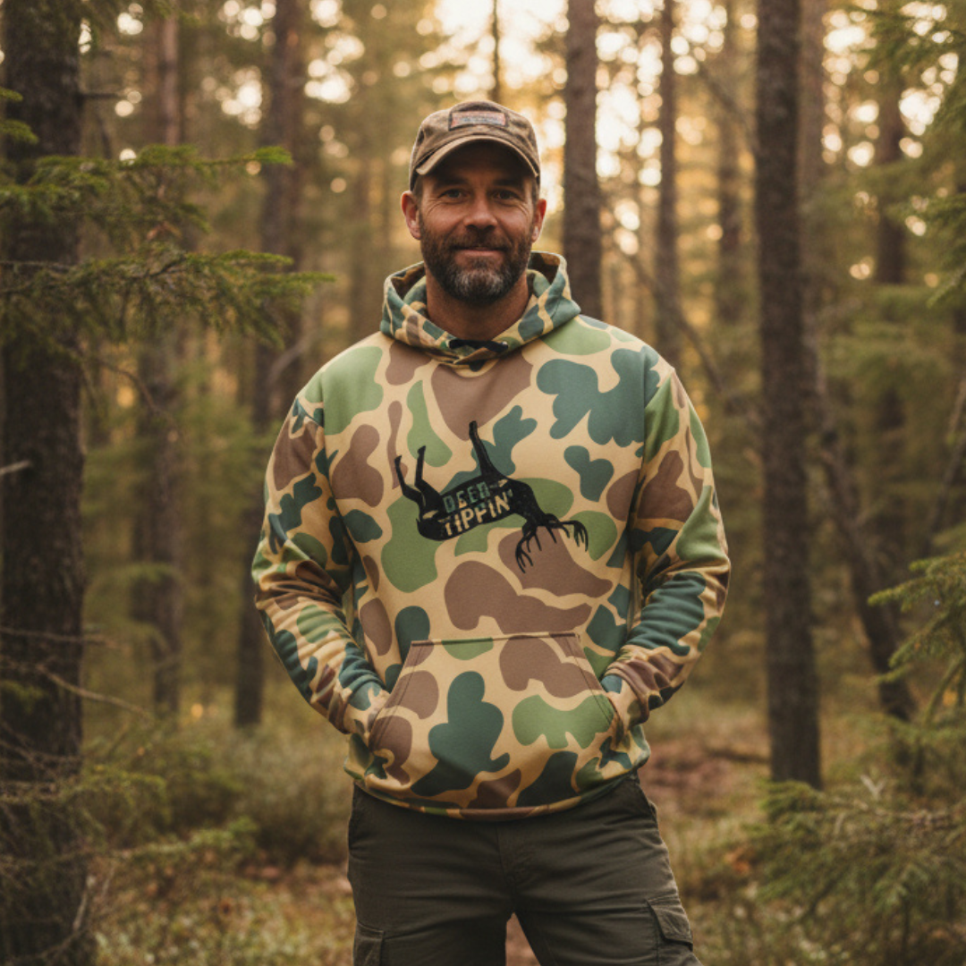 "Camo Deer Tippin" Hoodie