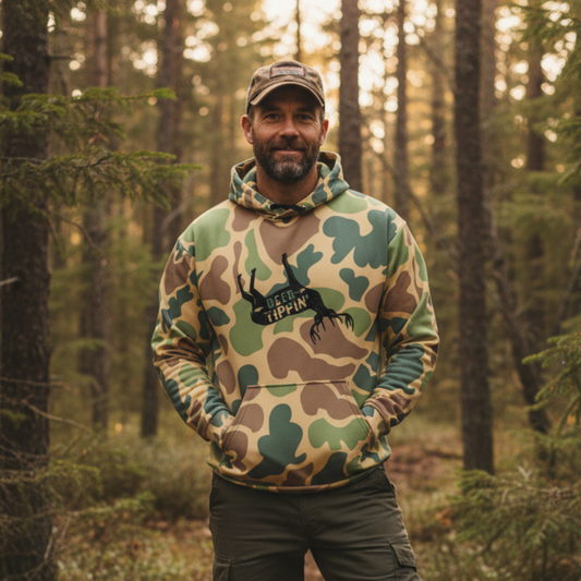 "Camo Deer Tippin" Hoodie