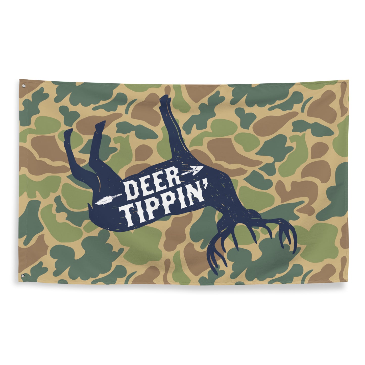 "Camo Deer Tippin" Flag