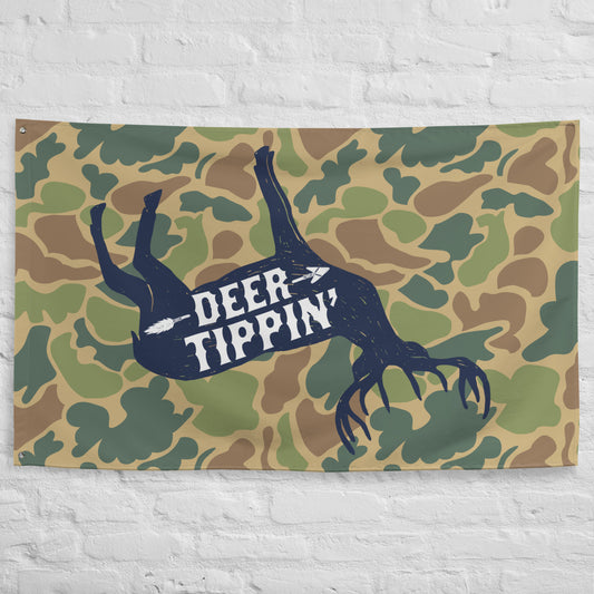 "Camo Deer Tippin" Flag