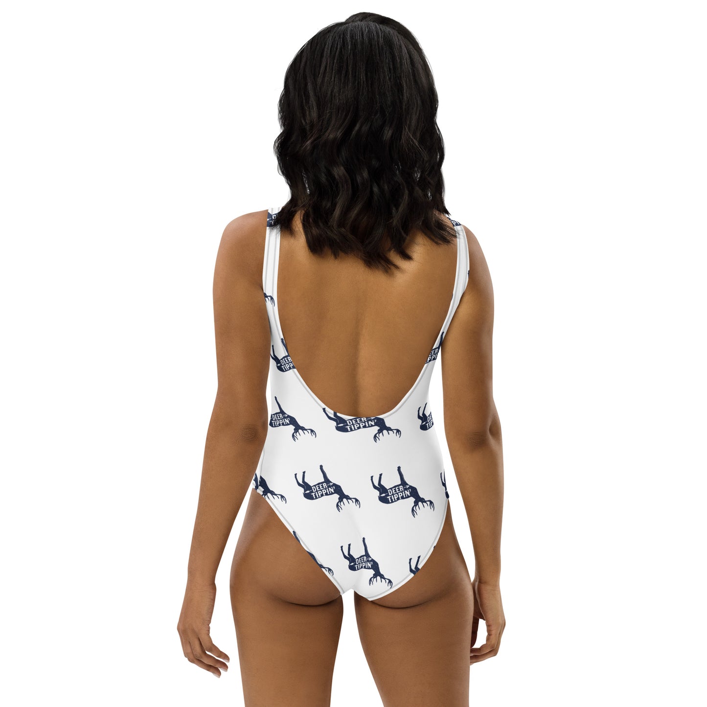 One-Piece Swimsuit "Deer Tippin'"