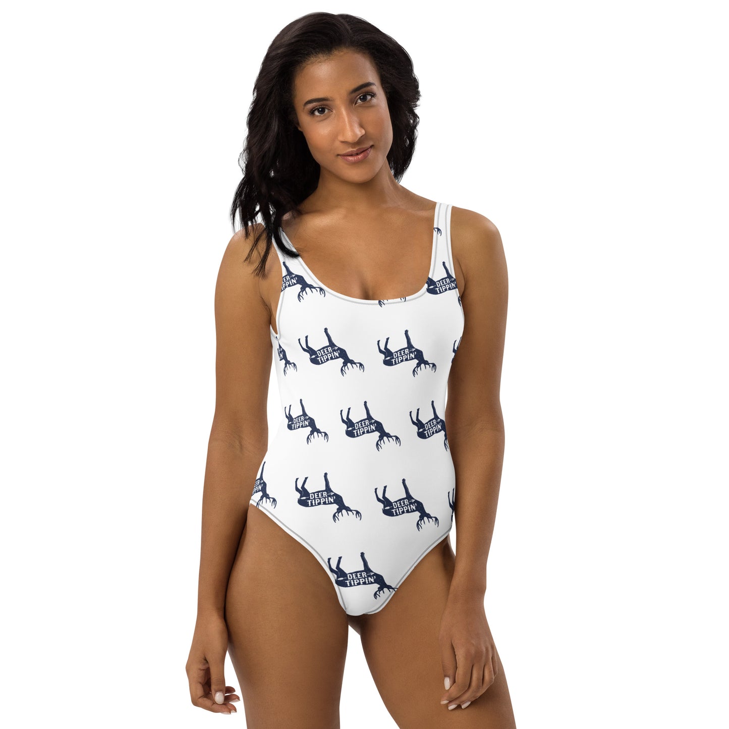 One-Piece Swimsuit "Deer Tippin'"