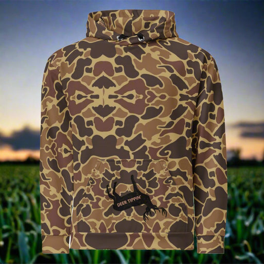 "Slick Camo" Deer Tippin Unisex Hoodie