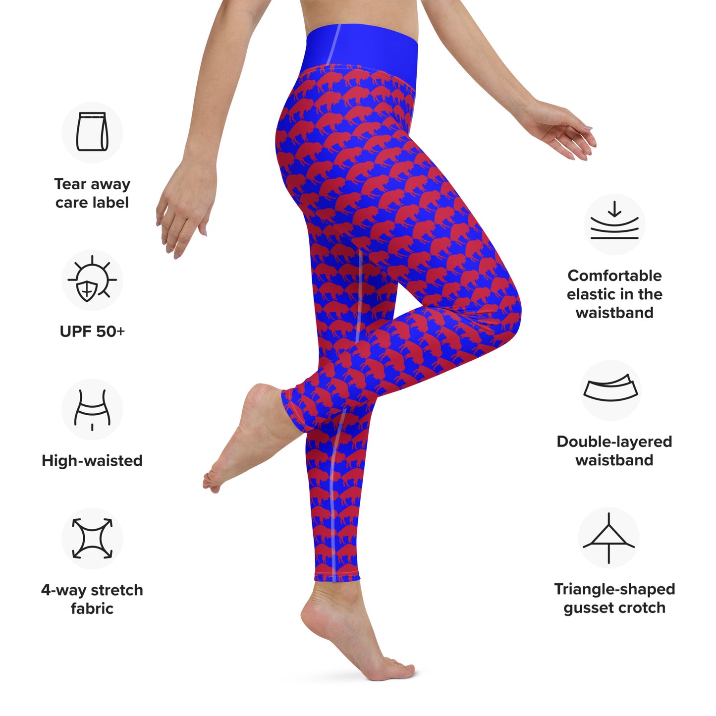 "Bills Love" Yoga Leggings