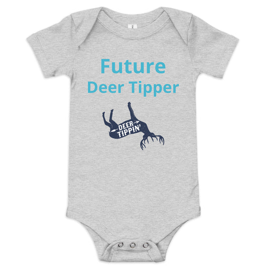 Deer Tippin' Baby short sleeve one piece