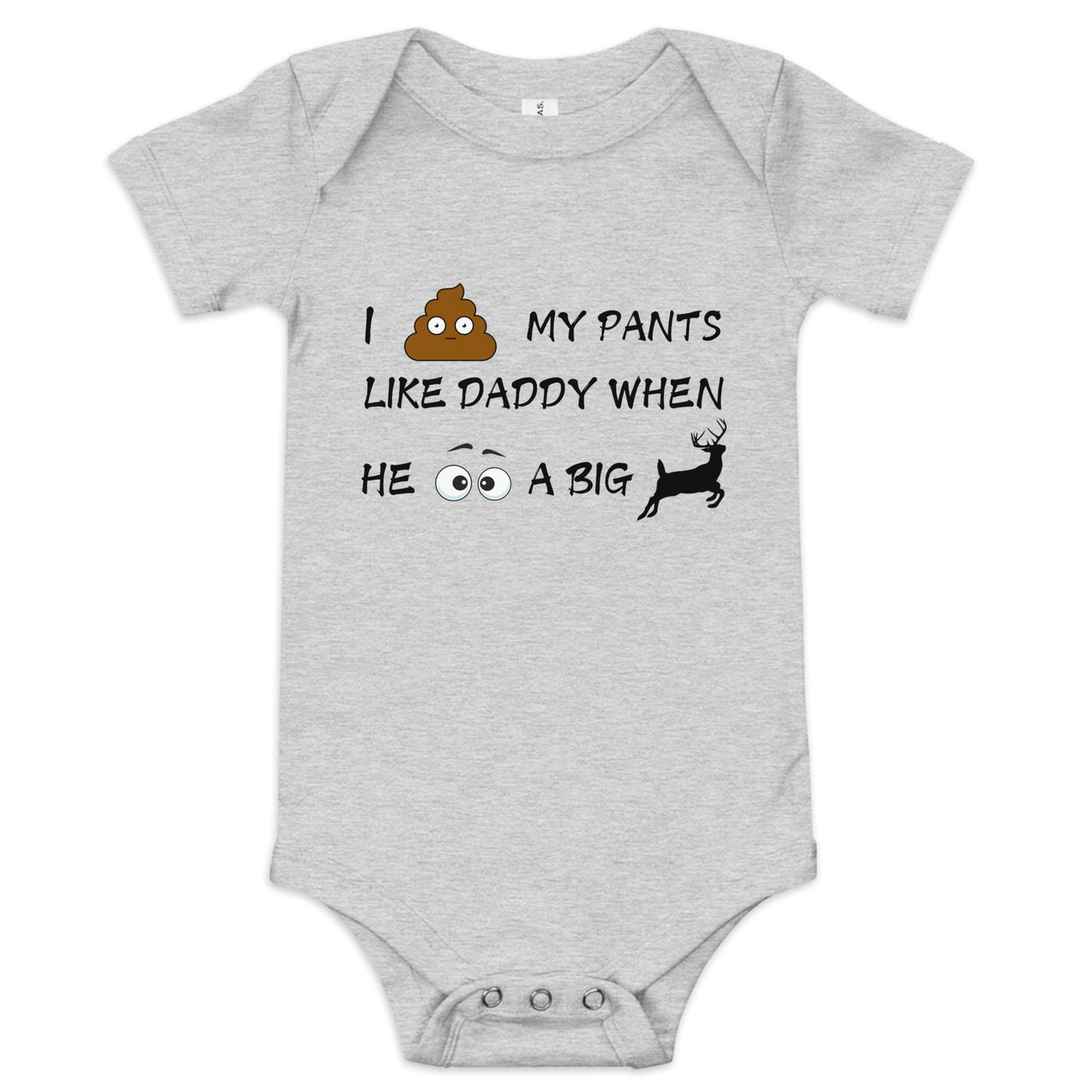 "Funny Hunting" Baby short sleeve onesie