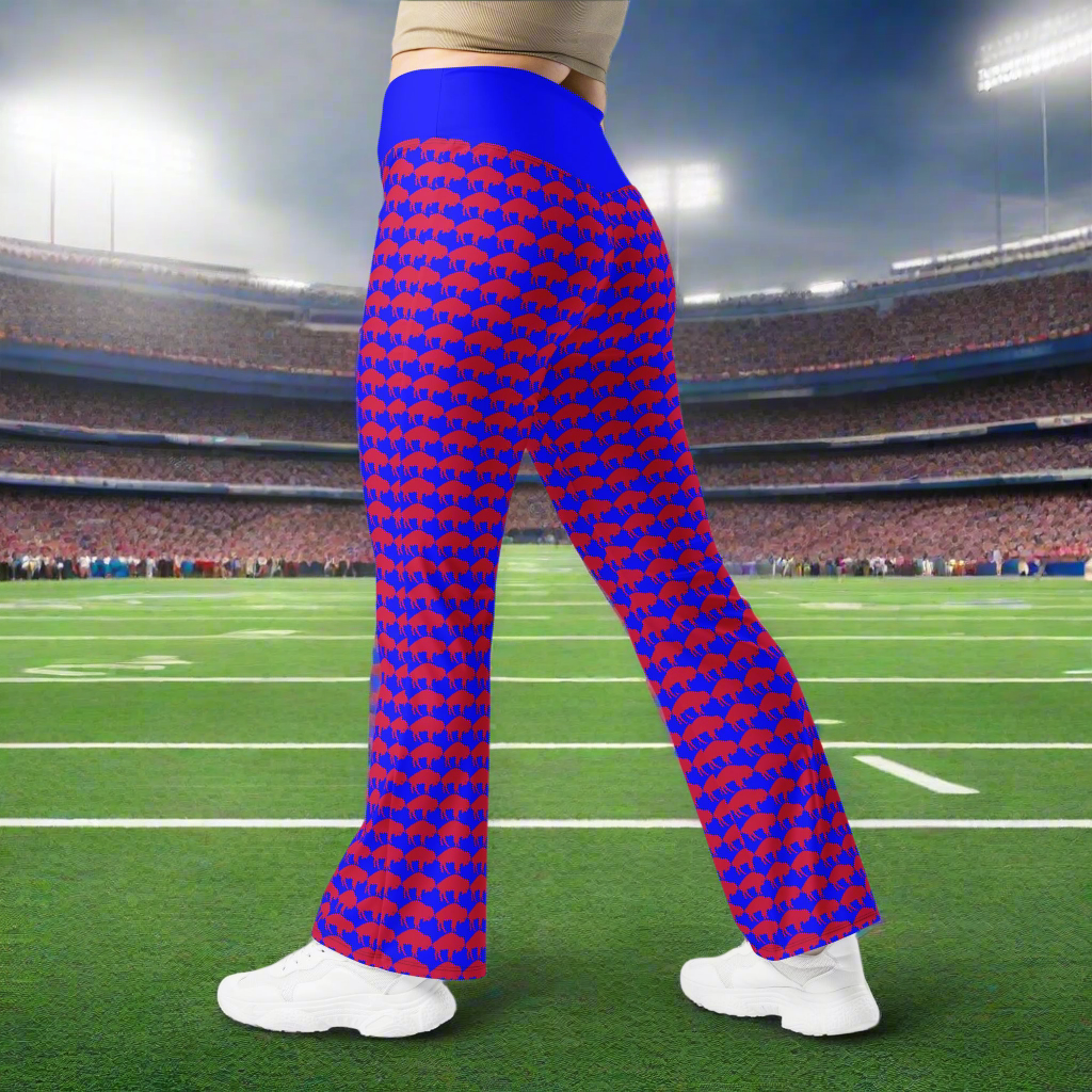 "Bills Love" Flare Leggings