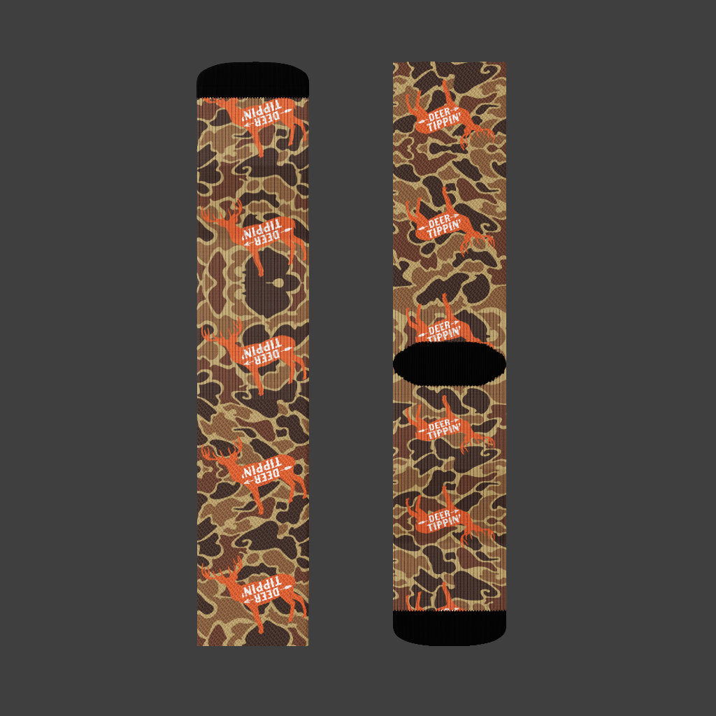 "Toe Tipper'' Crew socks