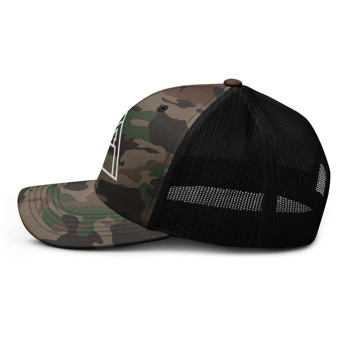 "Outdoor Livin'" Camo trucker hat