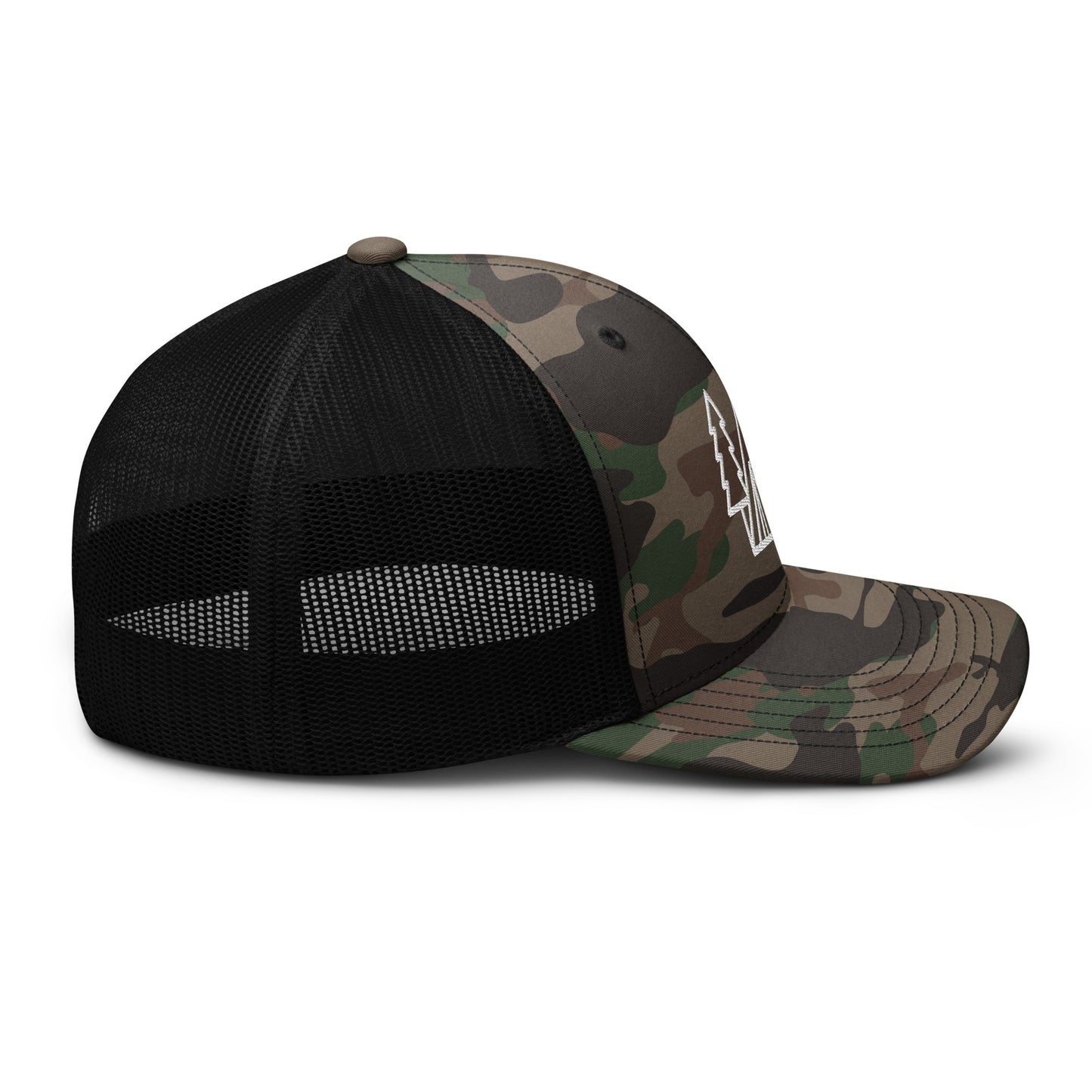 "Outdoor Livin'" Camo trucker hat