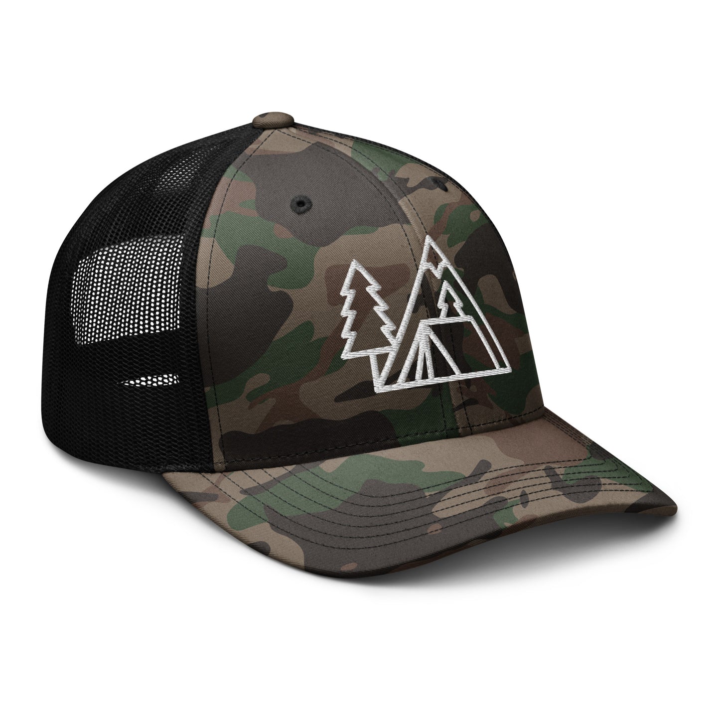 "Outdoor Livin'" Camo trucker hat