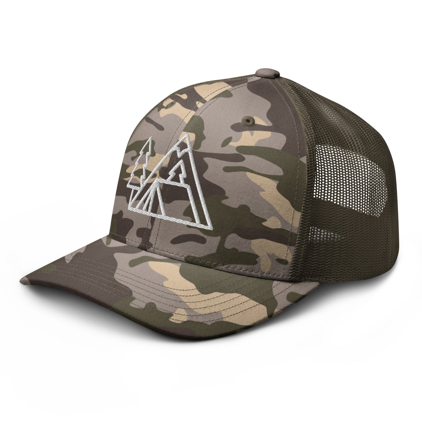 "Outdoor Livin'" Camo trucker hat