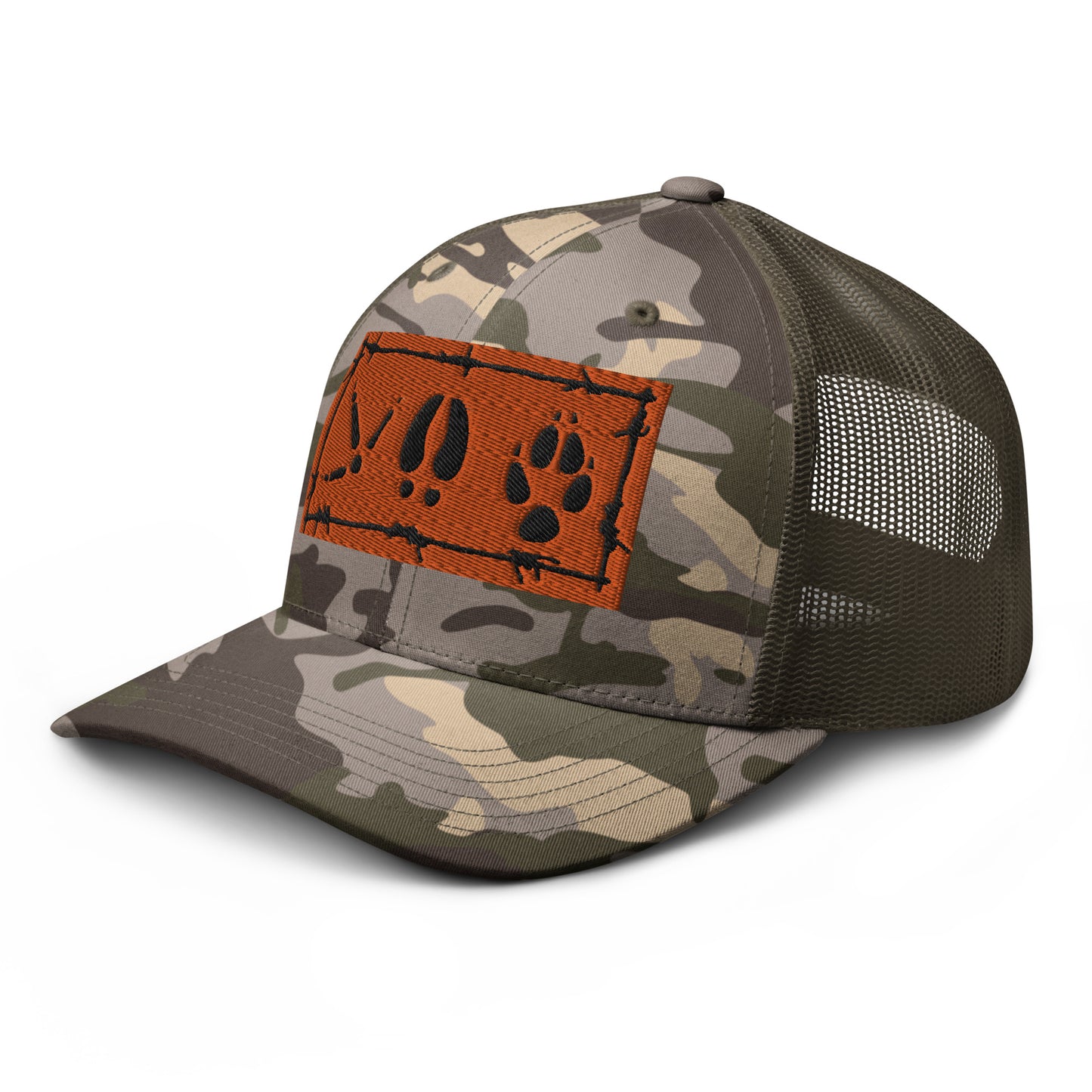 Richardson 112 Camouflage trucker hat "Animal Tracks Label"