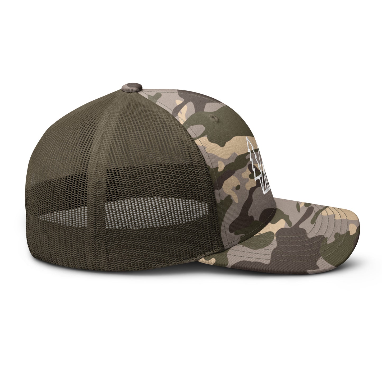 "Outdoor Livin'" Camo trucker hat