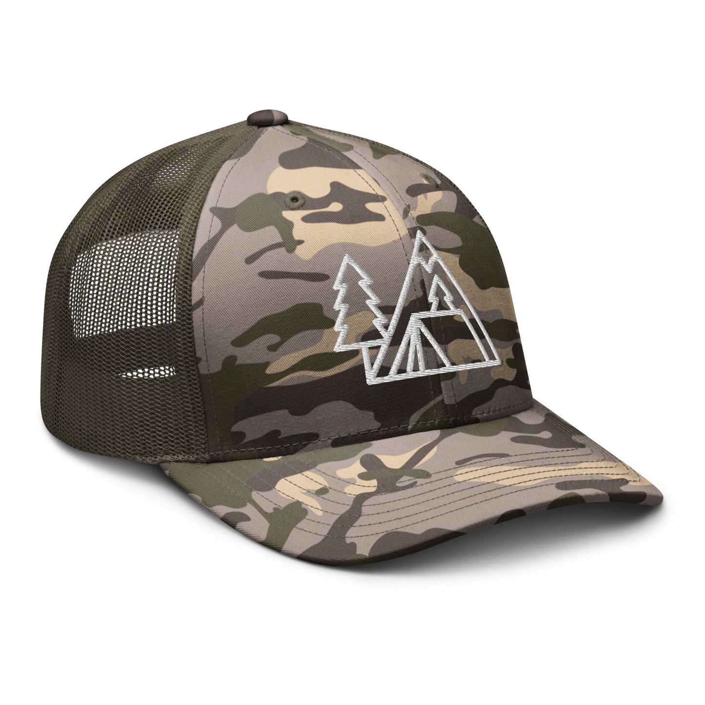 "Outdoor Livin'" Camo trucker hat