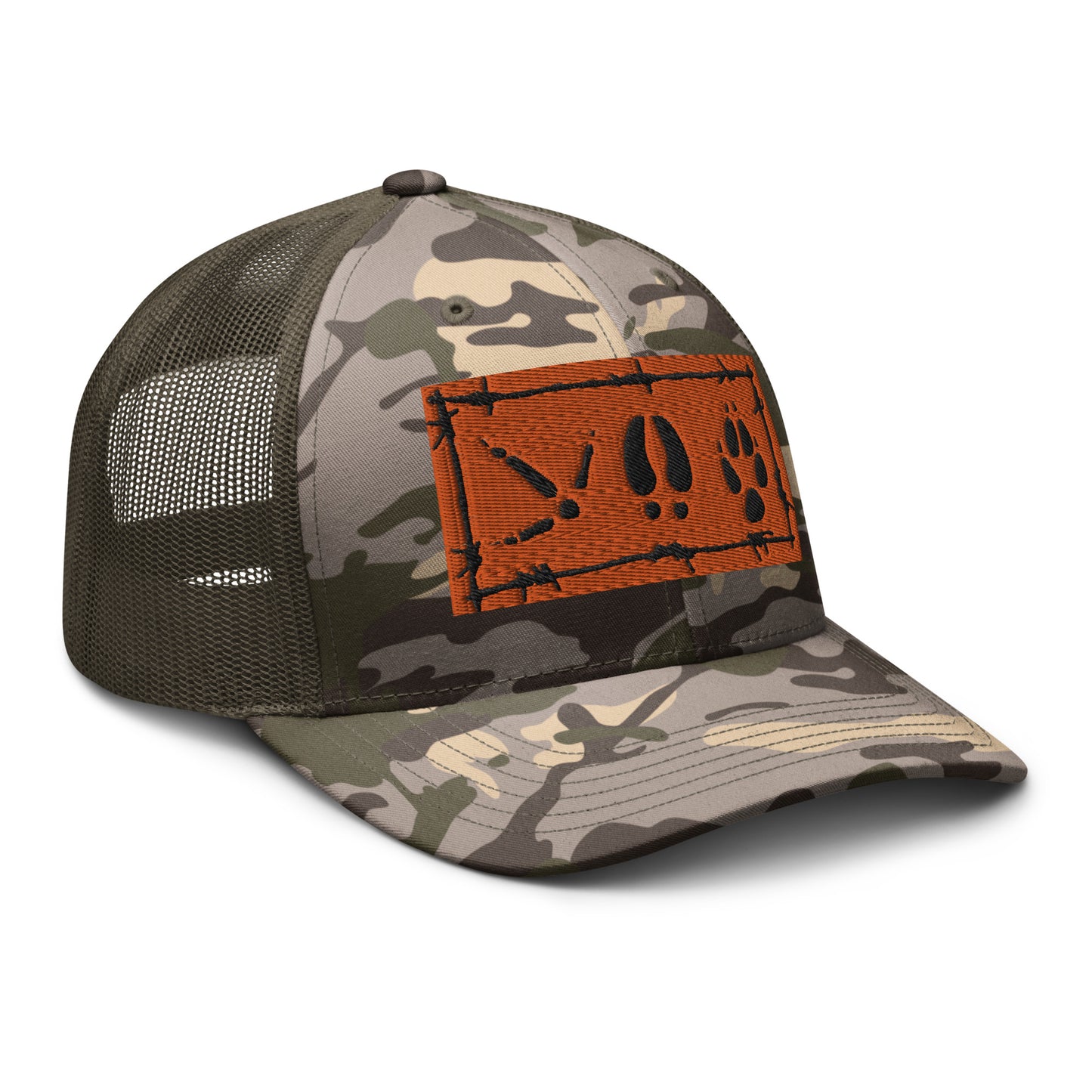 Richardson 112 Camouflage trucker hat "Animal Tracks Label"