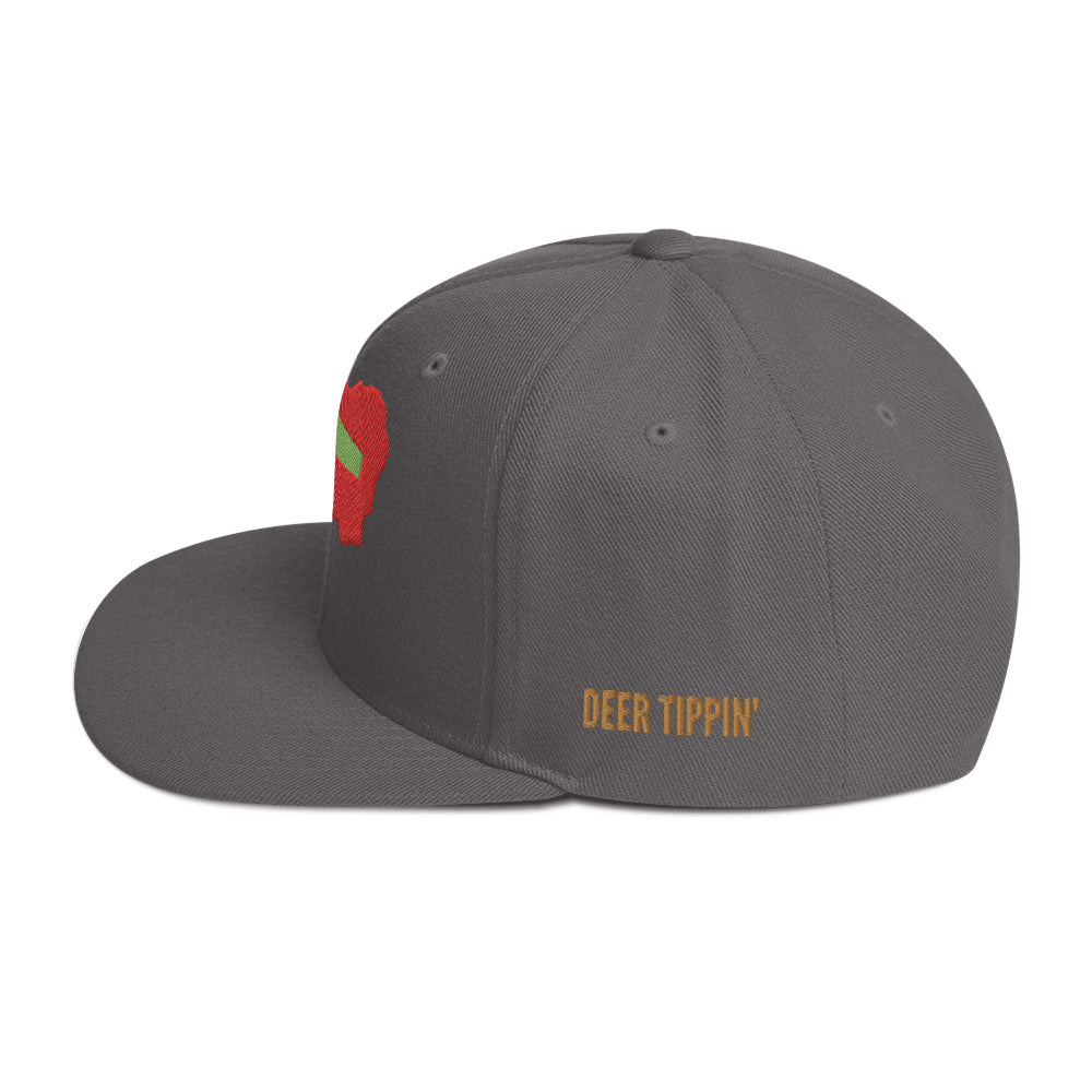 "Buffa-wing" Classic Flat Brim Snapback Hat