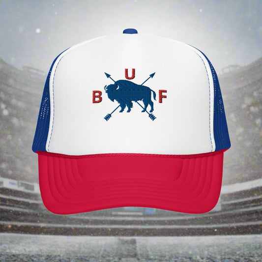 Deer Tippin' Foam Trucker Hat "Bills & Bows"