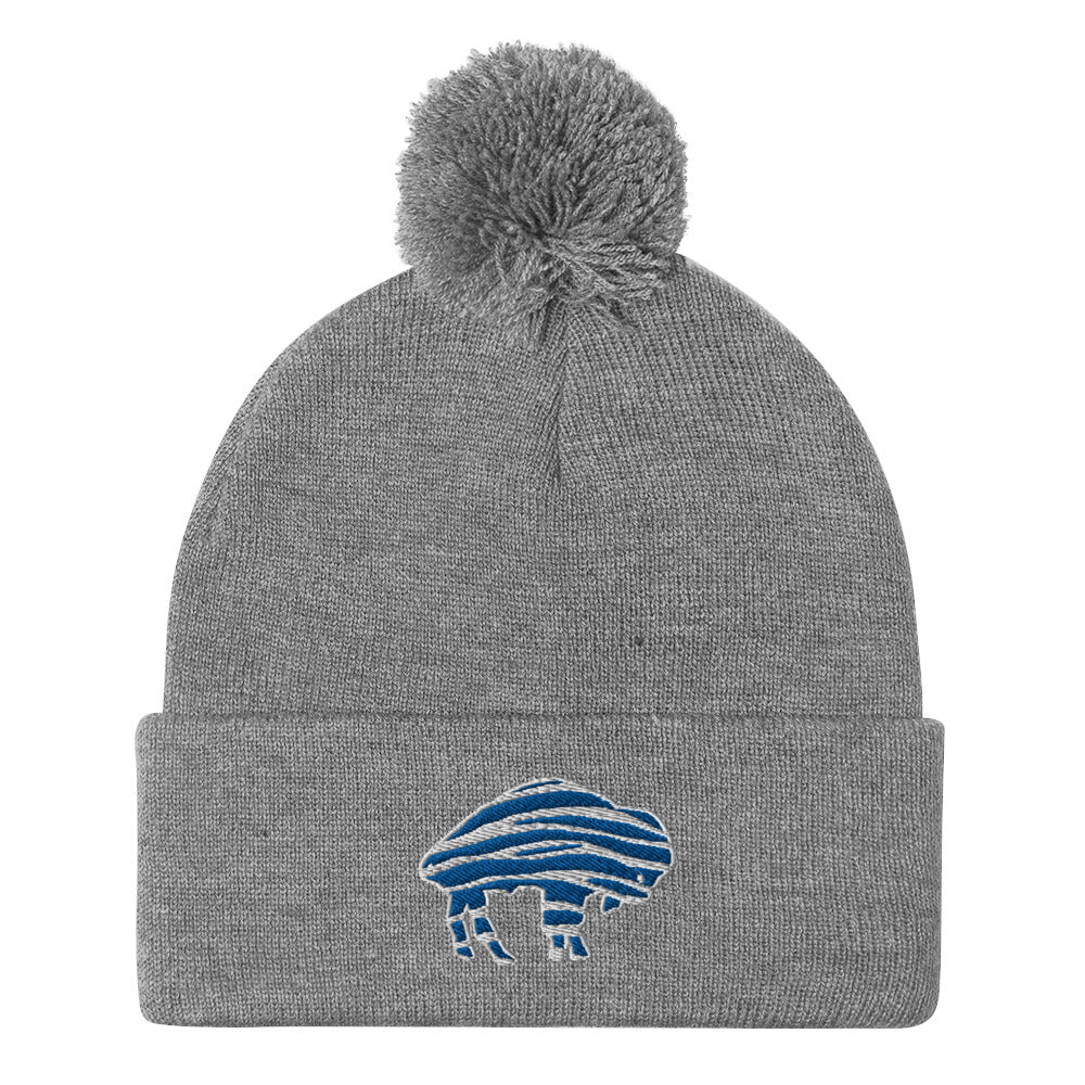 "Bills" Pom Beanie