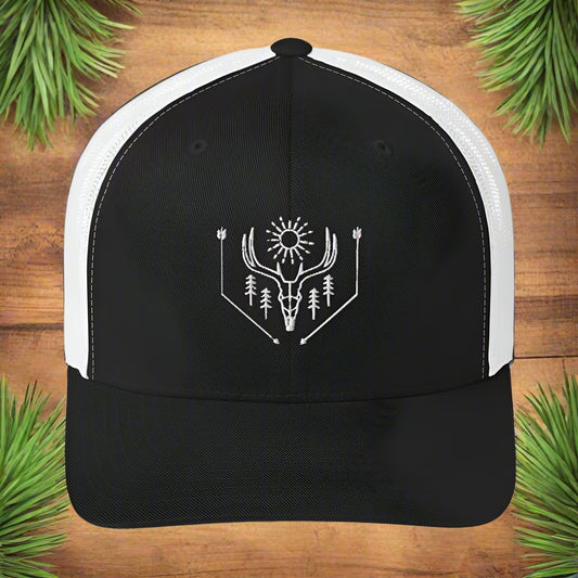 Deer Tippin' Trucker hat "Desert Dead Head"