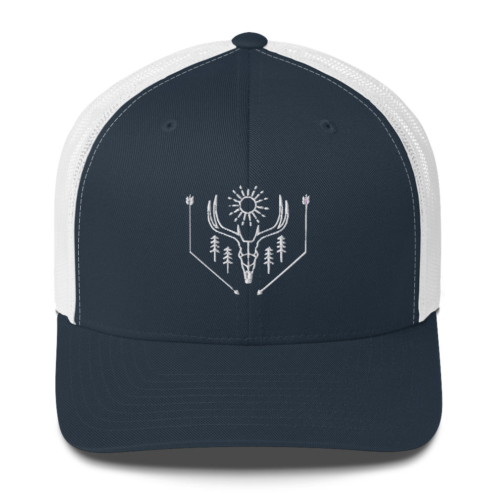 Deer Tippin' Trucker hat "Desert Dead Head"