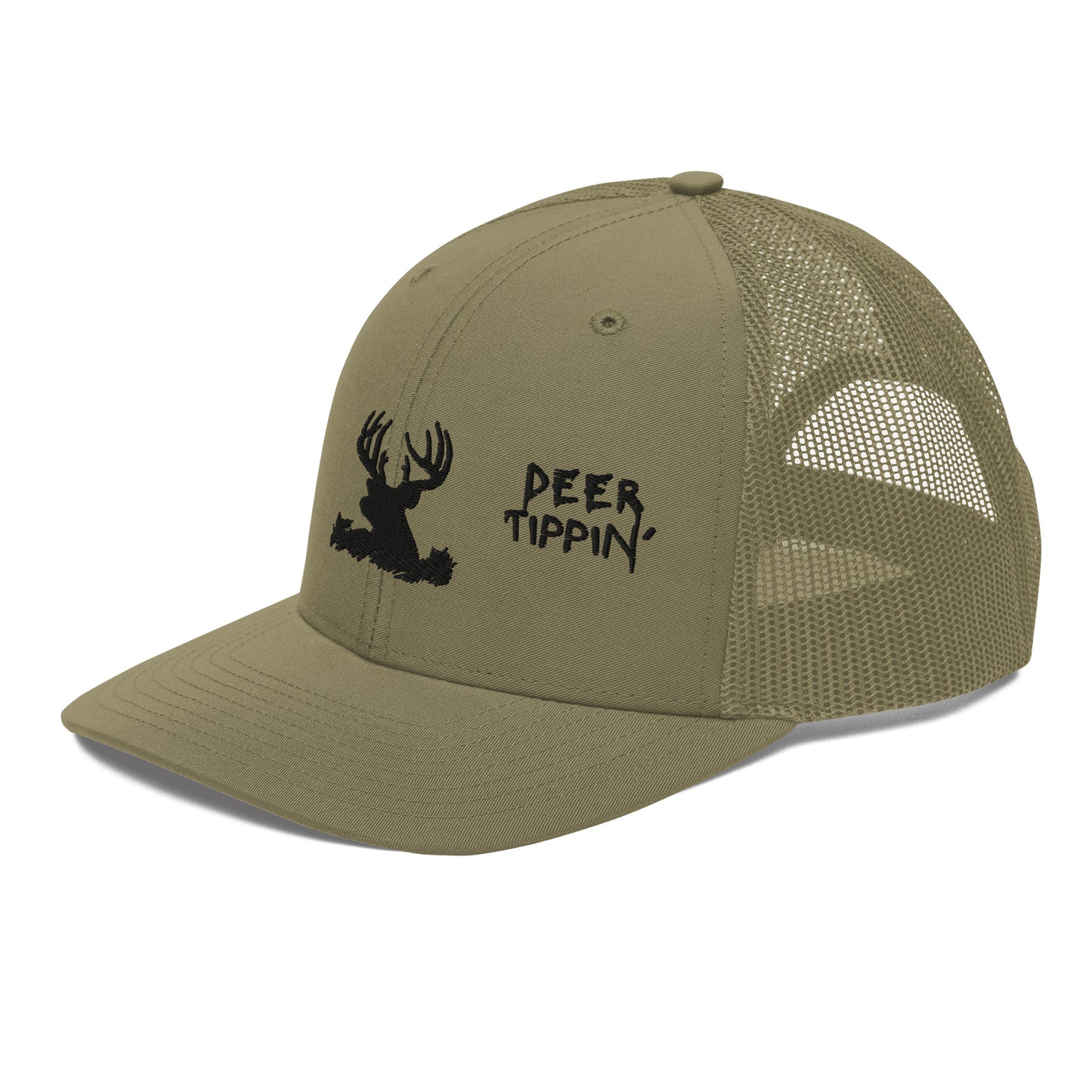 Trucker Cap "Deer Tippin bedded buck"