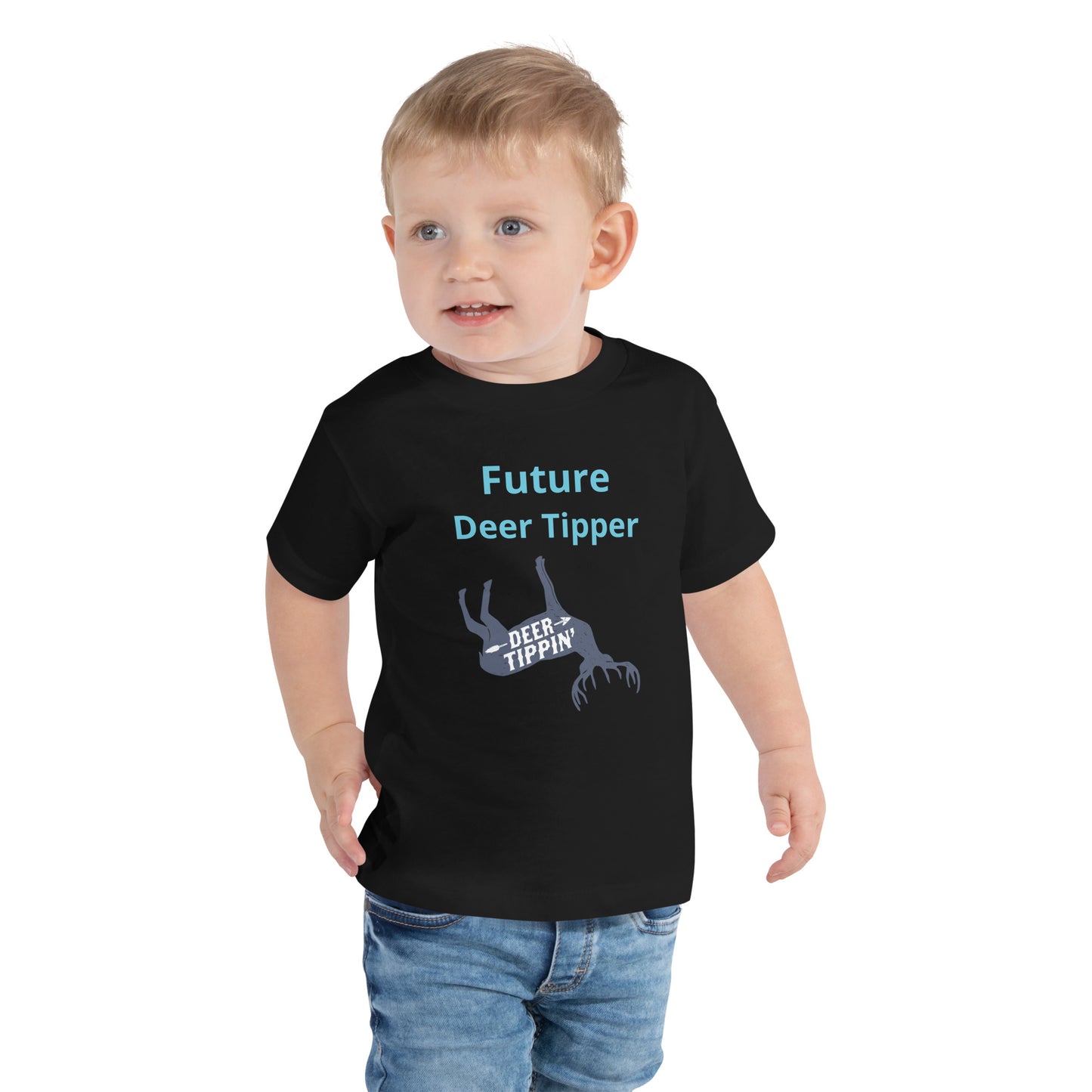 Deer Tippin' Toddler Short Sleeve Tee