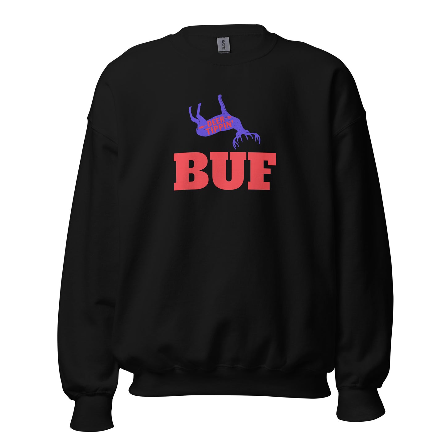 Deer Tippin's "love for BUF" Sweatshirt