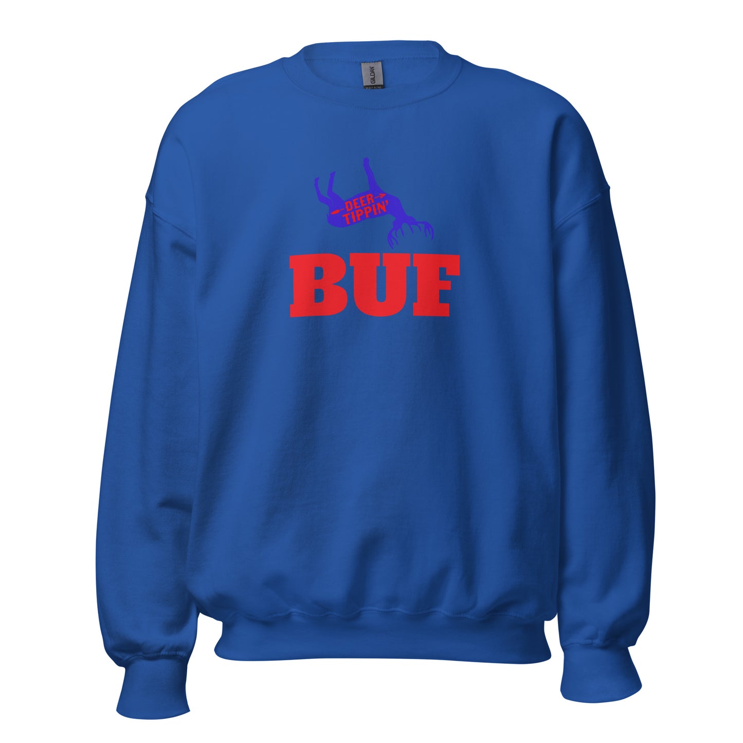 Deer Tippin's "love for BUF" Sweatshirt