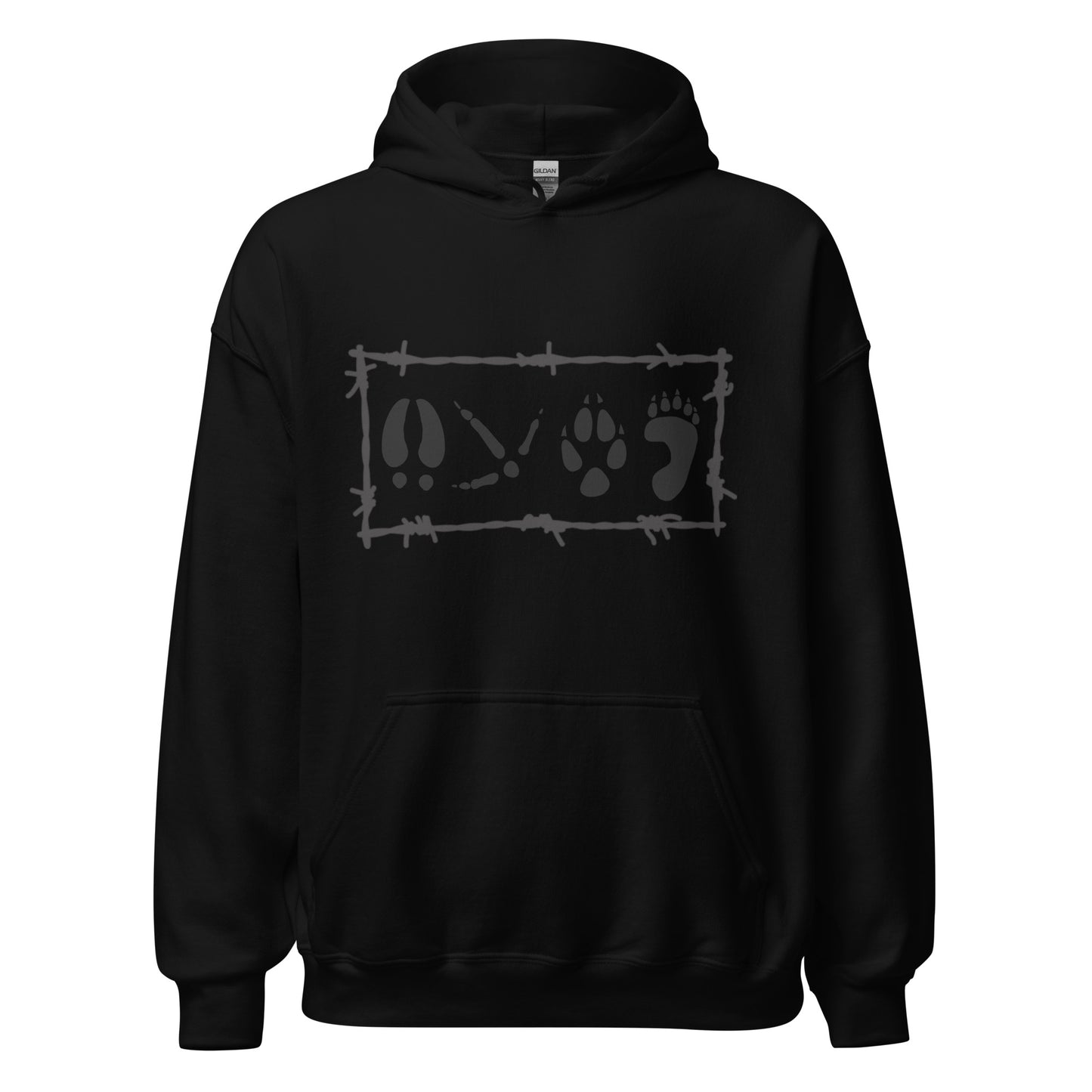 Unisex Hoodie " 4 Tracks Barbed"