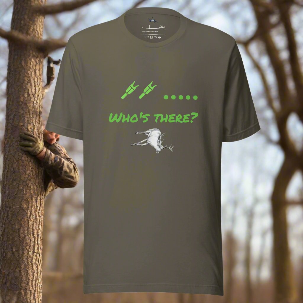 Deer Tippin' Unisex t-shirt "Nock Nock"