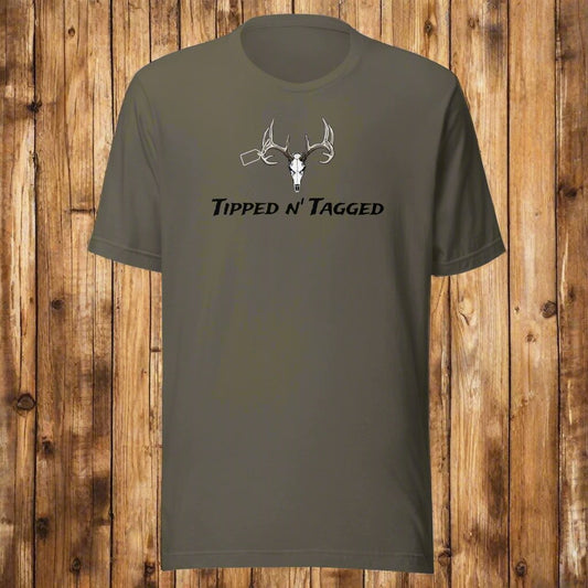 Deer Tippin' Unisex t-shirt "Tipped n' Tagged"