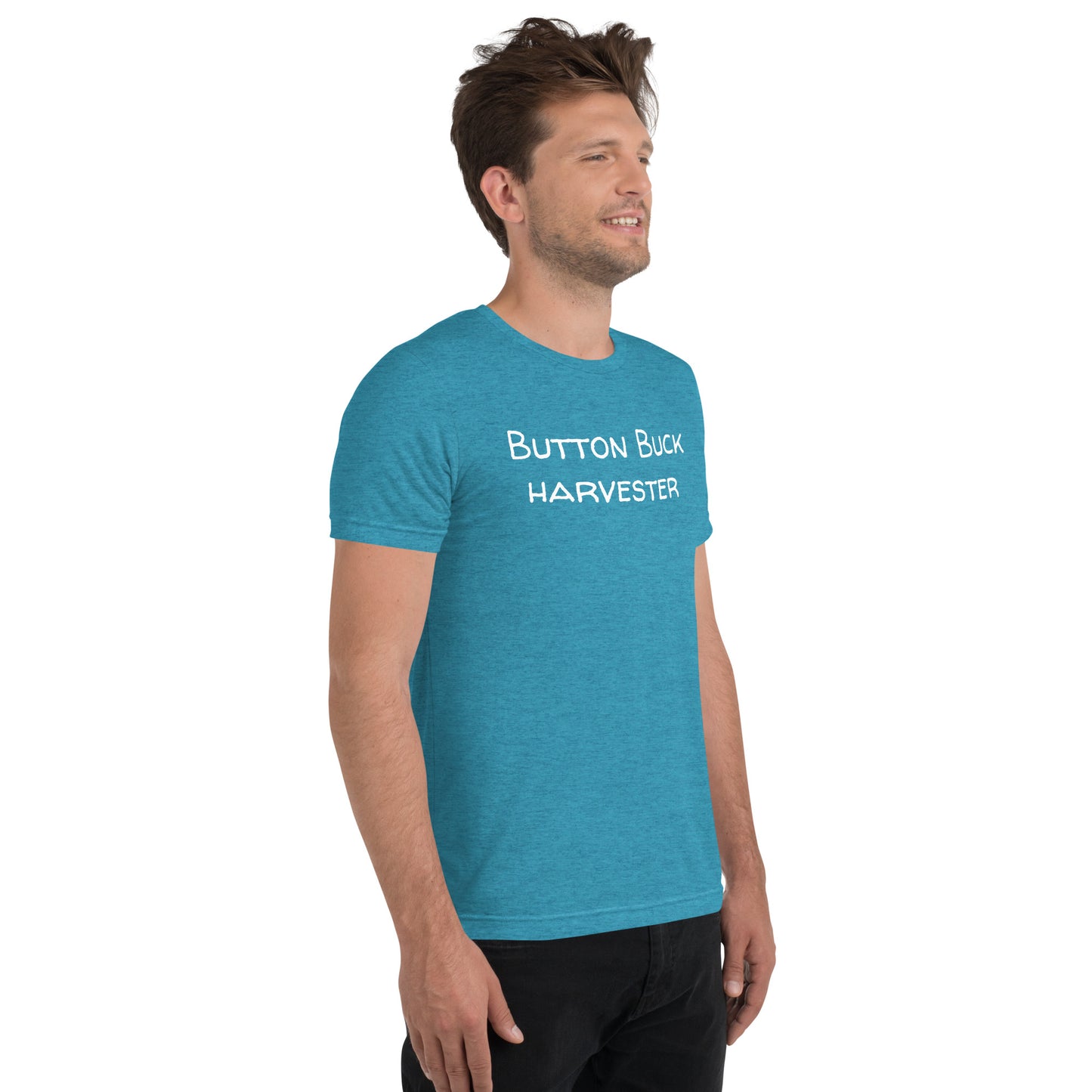 "Button Buck Harvester" T-shirt