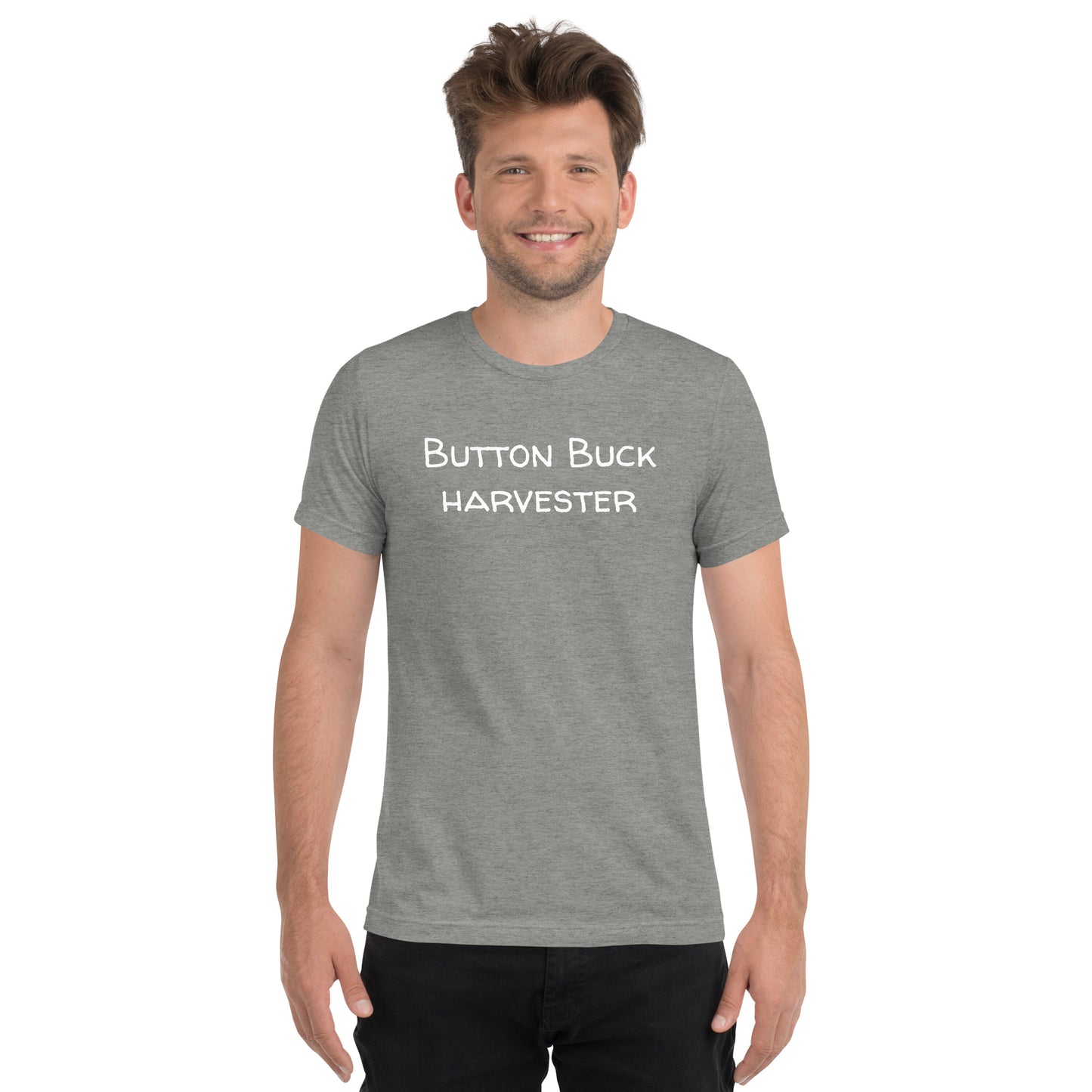 "Button Buck Harvester" T-shirt