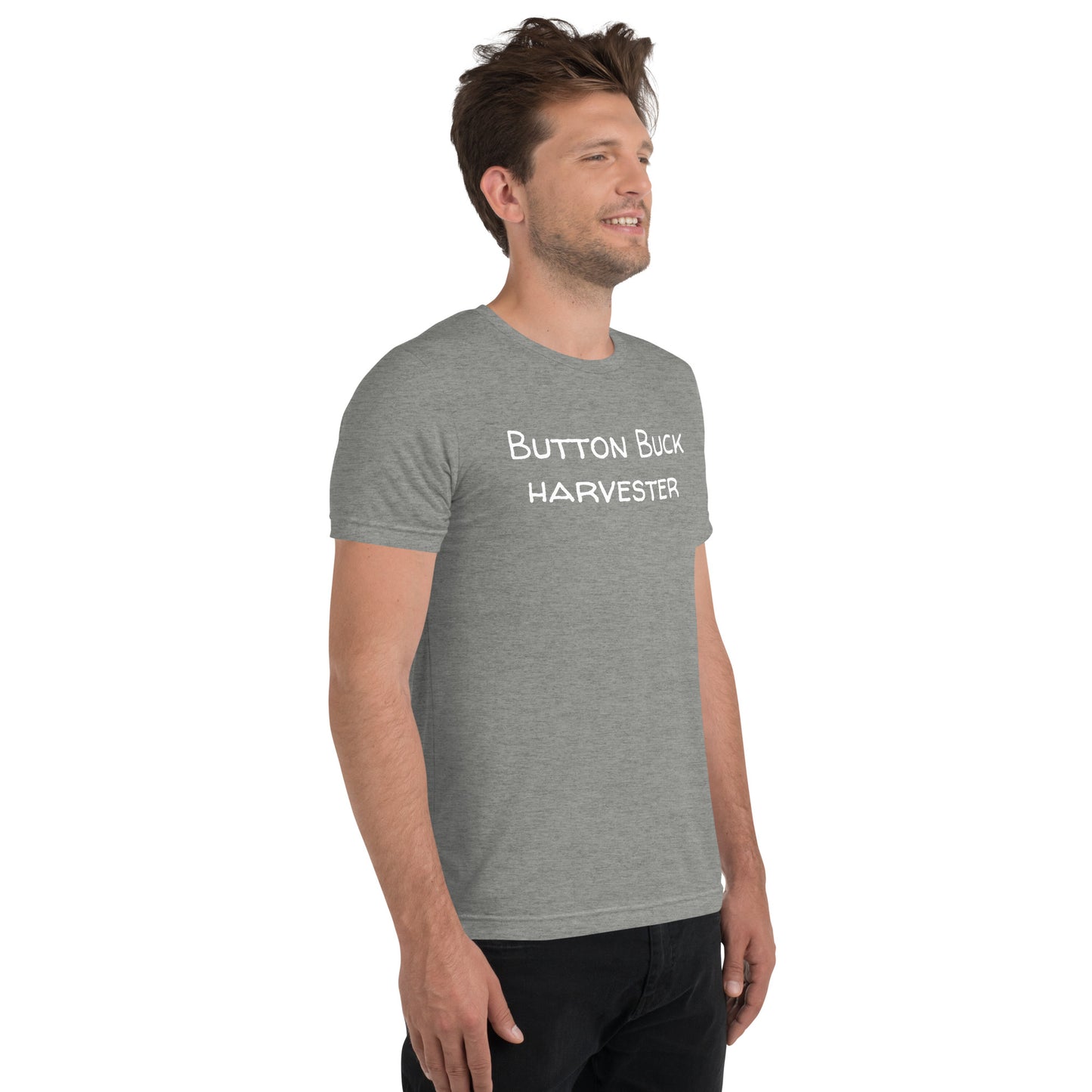 "Button Buck Harvester" T-shirt