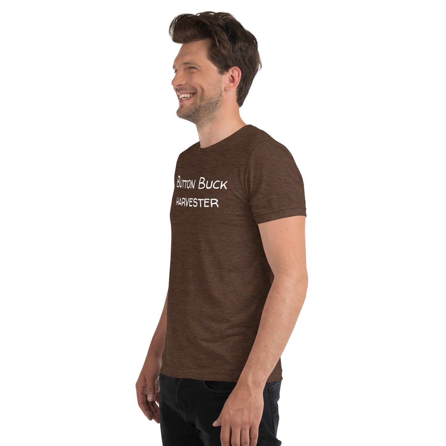 "Button Buck Harvester" T-shirt