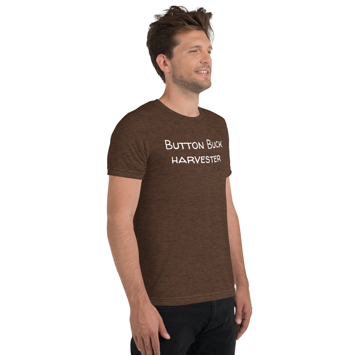 "Button Buck Harvester" T-shirt